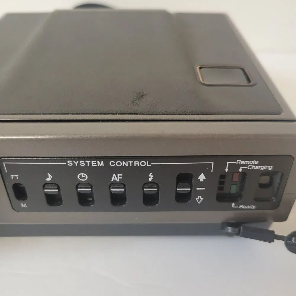 Vintage Polaroid Spectra System Instant Camera w/ Case & Original Service Notes